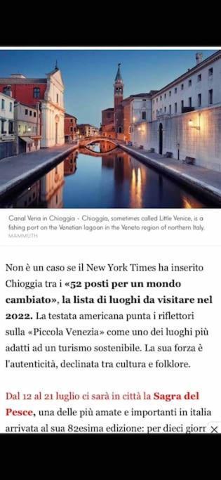 Ca Francesco Appartamento Contemporaneo Chioggia Exteriör bild